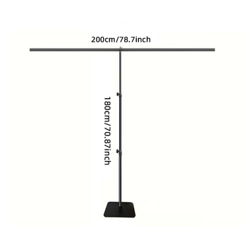 Yifei stalak za pozadinu, metalni i aluminijski okvir, 1.76 kg, radna visina 2
