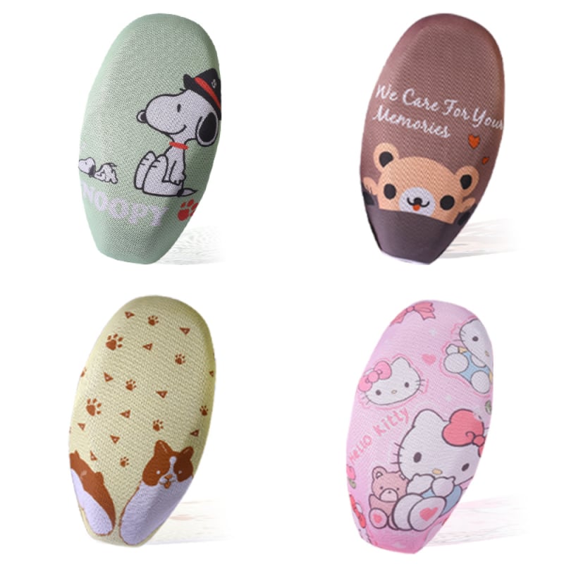 Husă de șezut pentru scuter electric/motocicletă – acoperire completă, model cu desen animat, material fibră, umplere: altul, brand Mogelon, potrivită pentru toate anotimpurile