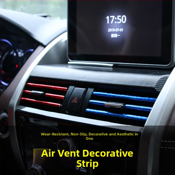 Klip na dekoratívnu pásku výduchu klimatizácie auta – chrómová dekoratívna páska, PVC mäkká lepiaca páska, univerzálna kompatibilita, licencovaná súkromná značka, značka Shun Wei