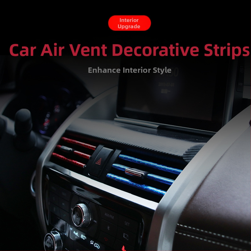 Klip na dekoratívnu pásku výduchu klimatizácie auta – chrómová dekoratívna páska, PVC mäkká lepiaca páska, univerzálna kompatibilita, licencovaná súkromná značka, značka Shun Wei