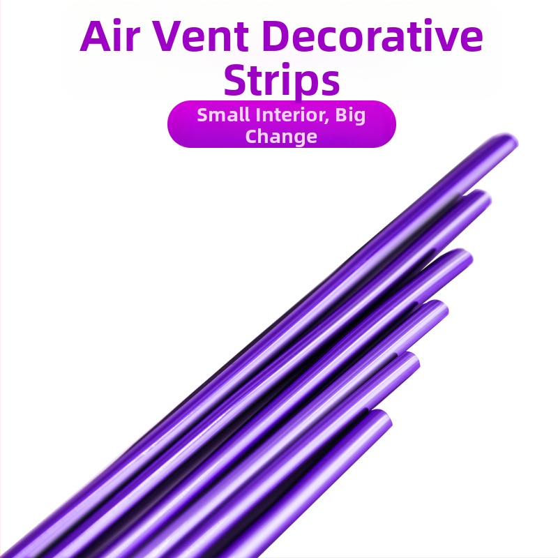 Klip na dekoratívnu pásku výduchu klimatizácie auta – chrómová dekoratívna páska, PVC mäkká lepiaca páska, univerzálna kompatibilita, licencovaná súkromná značka, značka Shun Wei
