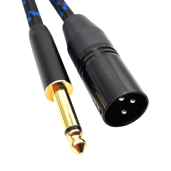 6,5 mm dvostruko jezgreni XLR kabel s 48V phantom napajanjem, 6,35 mm muški na XLR muški/ženski, kabel za mikrofonni mikser