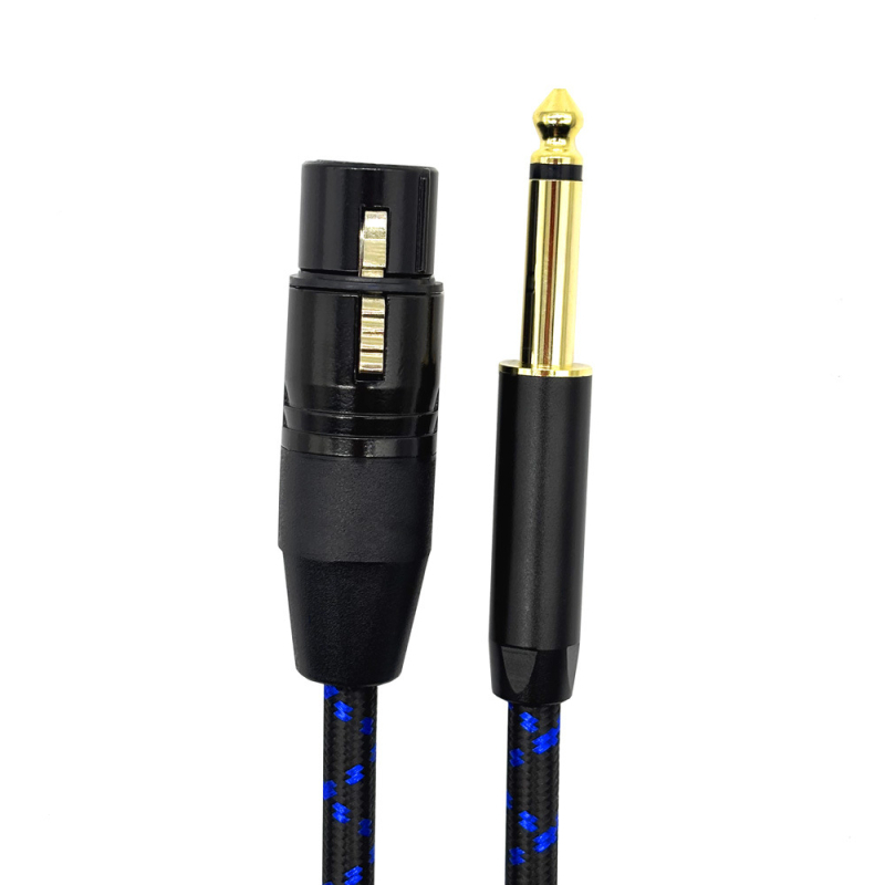 6,5 mm dvostruko jezgreni XLR kabel s 48V phantom napajanjem, 6,35 mm muški na XLR muški/ženski, kabel za mikrofonni mikser