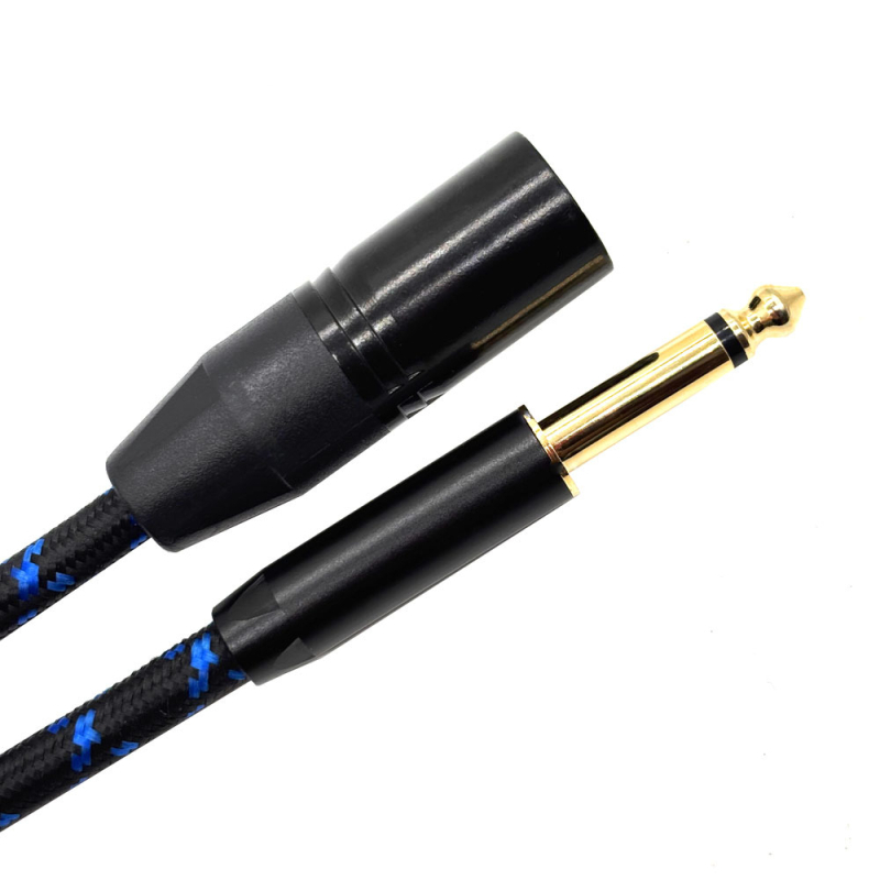 6,5 mm dvostruko jezgreni XLR kabel s 48V phantom napajanjem, 6,35 mm muški na XLR muški/ženski, kabel za mikrofonni mikser