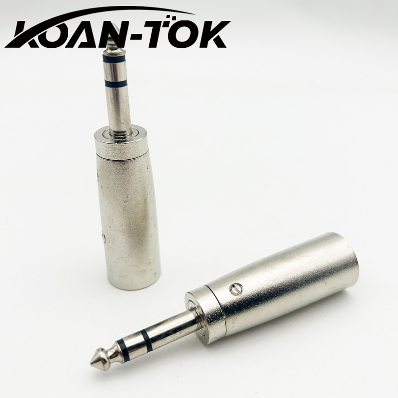 KOAN-TOK adaptor XLR pentru audio și video, design cu dublă rotire, conectori masculi și feminini, temperatură de funcționare standard, fără certificare