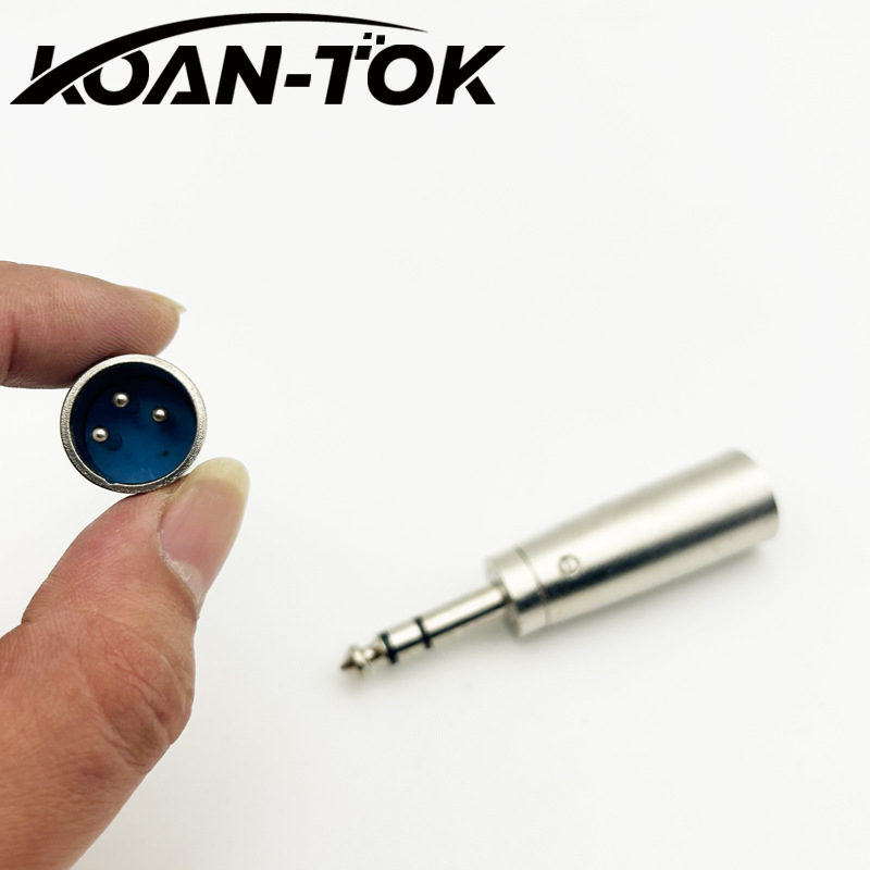 KOAN-TOK adaptor XLR pentru audio și video, design cu dublă rotire, conectori masculi și feminini, temperatură de funcționare standard, fără certificare