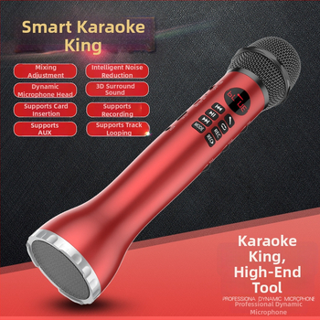 L598 Prijenosni bežični karaoke kondenzatorski mikrofon s USB i Bluetooth – komplet za mobilno emitiranje