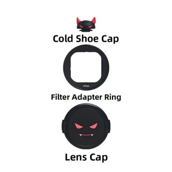 Insta360 AcePro2 49 mm Filter Adapter Ring, kapica za objektiv i poklopac za hot shoe