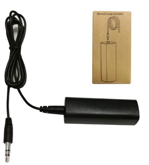 Audio izolator s filtrom šuma zajedničkog uzemljenja, 3,5 mm audio priključak, zaštita i redukcija šuma