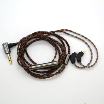 Καλώδιο αντικατάστασης ακουστικών από οξυγονοελεύθερο χαλκό, διπύρηνο, TFZ διεπαφή; πυρήνας από χαλκό με επίστρωση αργύρου; αγωγός με επίστρωση αργύρου