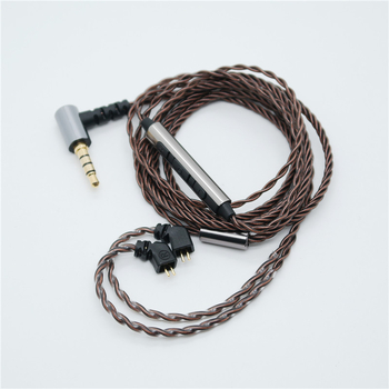 Καλώδιο αντικατάστασης ακουστικών από οξυγονοελεύθερο χαλκό, διπύρηνο, TFZ διεπαφή; πυρήνας από χαλκό με επίστρωση αργύρου; αγωγός με επίστρωση αργύρου