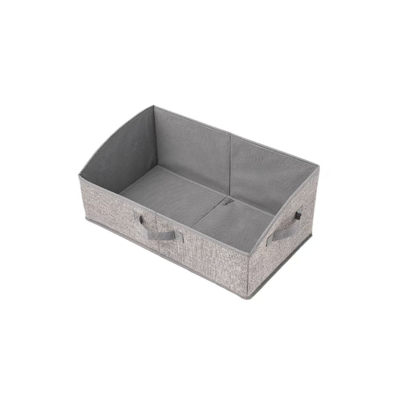 Kutija za skladištenje od netkanog materijala, sklopiva, trapezni oblik, kapacitet 25 L, moguć tiskanje logotipa
