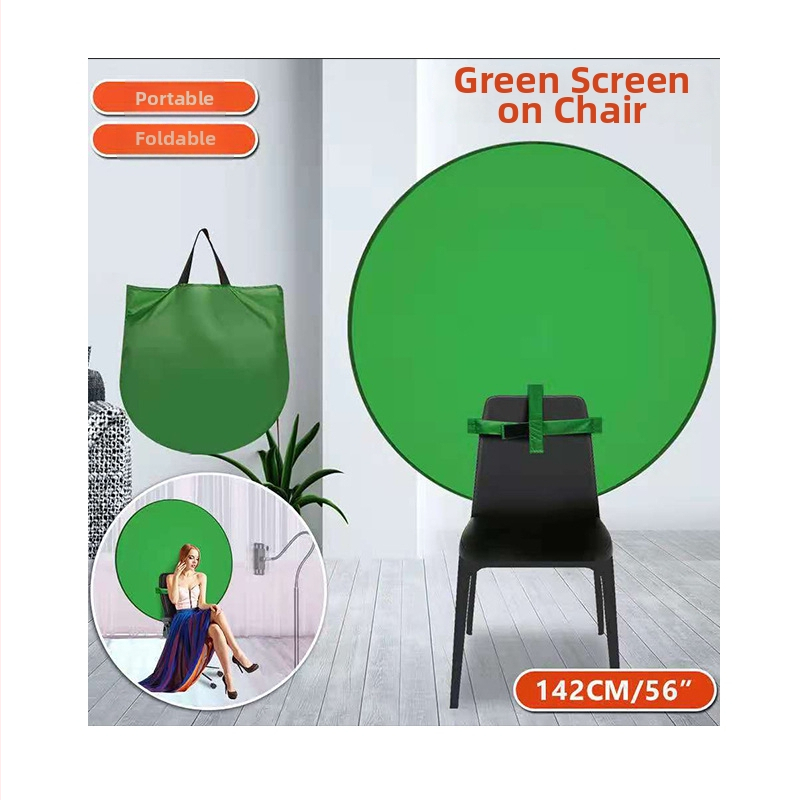 Panel pozadia so zeleným pozadím pre fotografovanie a livestream, zavesiteľný panel, Značka Fun New