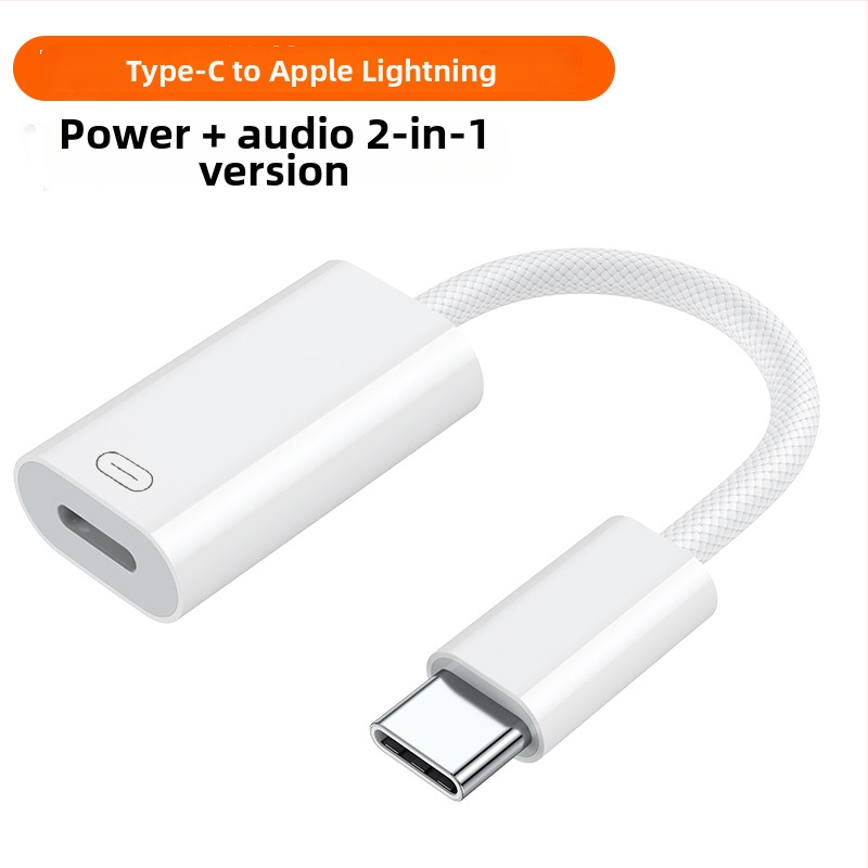 Type-C na Lightning slúchadlový adaptér pre Apple slúchadlá – univerzálna kompatibilita