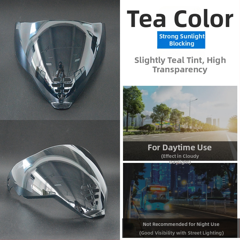 Šošovka na prilbu Ghost Face Airflite — HD elektroplátovaná šošovka, denno-nočná univerzálna kompatibilita, príslušenstvo k prilbe