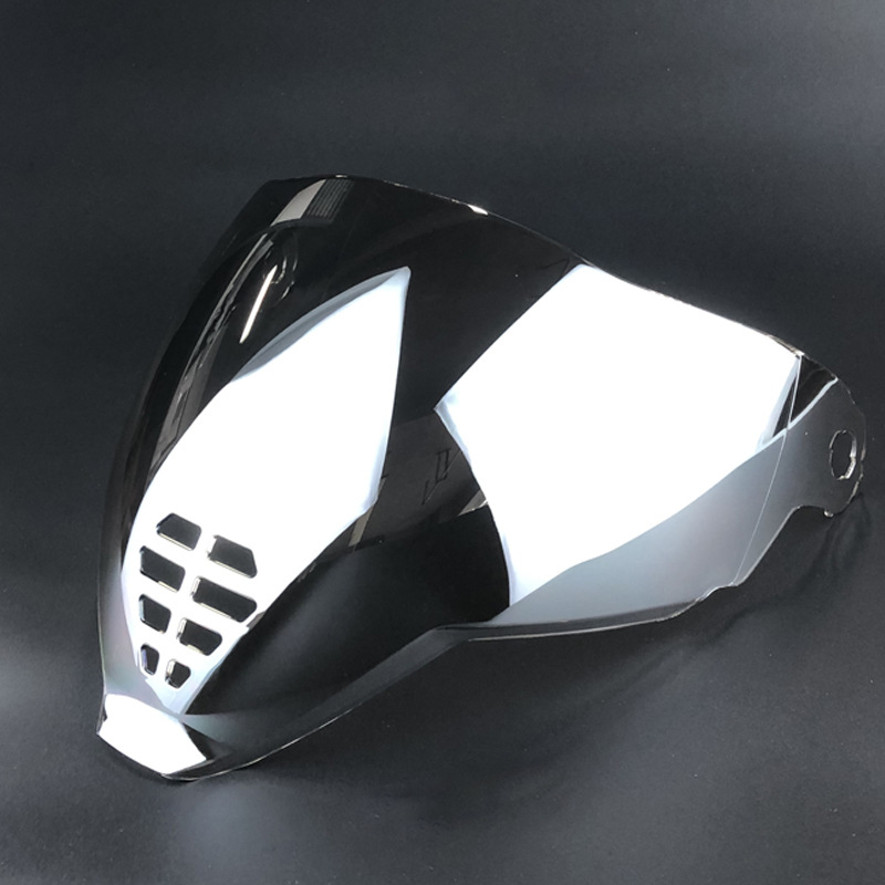 Lentilă pentru cască Ghost Face Airflite — HD electroplatată, compatibilitate zi-noapte, accesoriu pentru cască