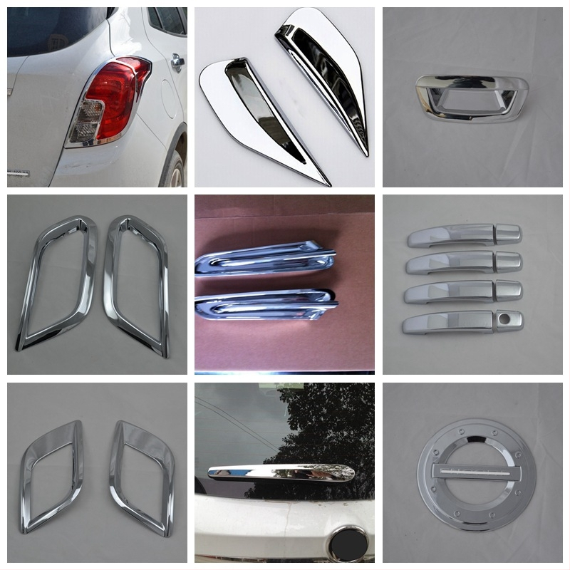 Set na úpravu krytov hmlových svetiel predný a zadný pre Buick Encore (2013+), ABS, Xiaoxuan (Materiál: ABS; Model: Buick Encore 2013+; Typ: Kryt hmlových svetiel; Značka: Xiaoxuan)