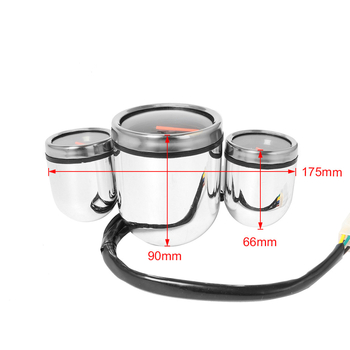 Panou de instrumente pentru motocicletă – Odometru, construcție metalică, ansamblu de instrumente