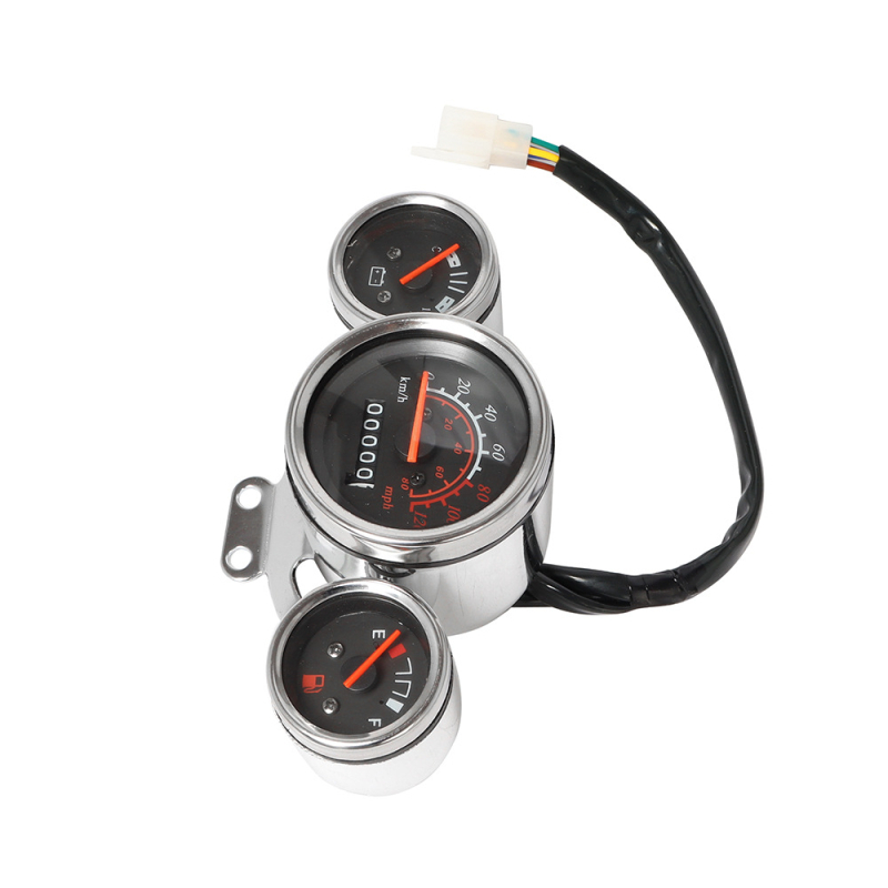 Panou de instrumente pentru motocicletă – Odometru, construcție metalică, ansamblu de instrumente