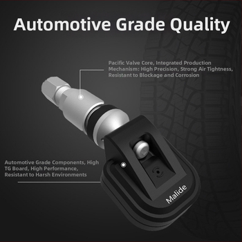 Bluetooth bežični ugrađeni senzor tlaka TPMS - monitor tlaka guma za automobile i kamione, s digitalnim zaslonom
