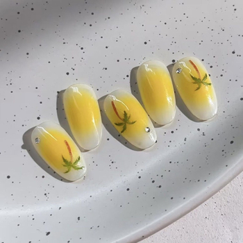 Наклейки за маникюр с мотиви кокосово дърво и камера, шарки Cross, Rose и Tulip, стандартна опаковка