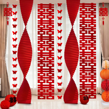 Set dekoracija prostora za vjenčanje — rekviziti od trake, marka Gong Huang, za vjenčanje