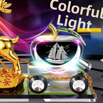 Διακοσμητικό αυτοκινήτου για άρωμα, κρυστάλλινο υλικό, μοντέρνος σχεδιασμός, αρωματοθεραπεία, Jing xinyi.