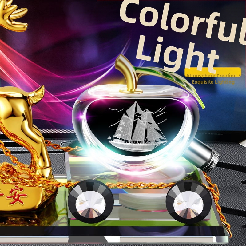 Διακοσμητικό αυτοκινήτου για άρωμα, κρυστάλλινο υλικό, μοντέρνος σχεδιασμός, αρωματοθεραπεία, Jing xinyi.