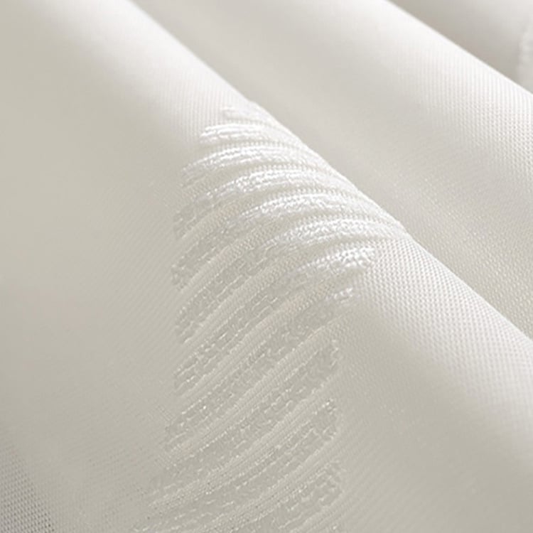 Завеса от полиестер, жакардова тъкана материя, полупропускаща светлина 40-70%, подходяща за дневна, спалня и кабинет