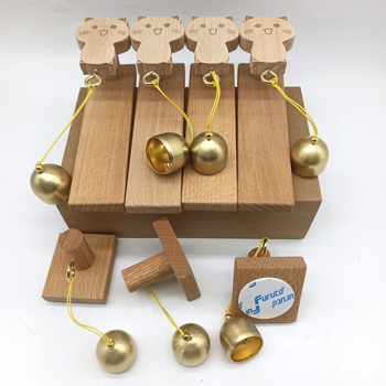 Pandantiv pentru decorul soneriei de ușă – DIY clopot de vânt, metal, lucrat manual, frezare și lustruire