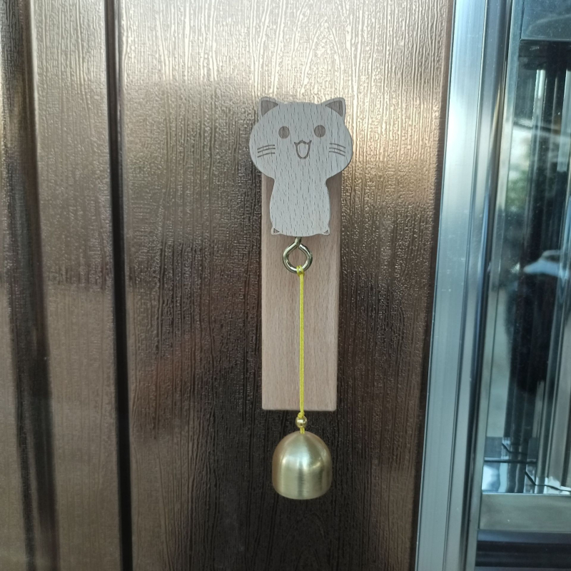 Pandantiv pentru decorul soneriei de ușă – DIY clopot de vânt, metal, lucrat manual, frezare și lustruire