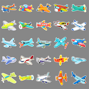 Set de autocolante pentru husă de telefon și sticlă — 51 autocolante graffiti cu avioane. Brand: Poetry; Lipire: Da; Acord IP: Nu; Stil: Lovable wind; Proces: imprimare, offset