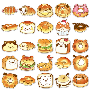Youyi naljepnice: Original Bread Dog sladak karikaturni motiv, tisak, offset tisak, 30 g