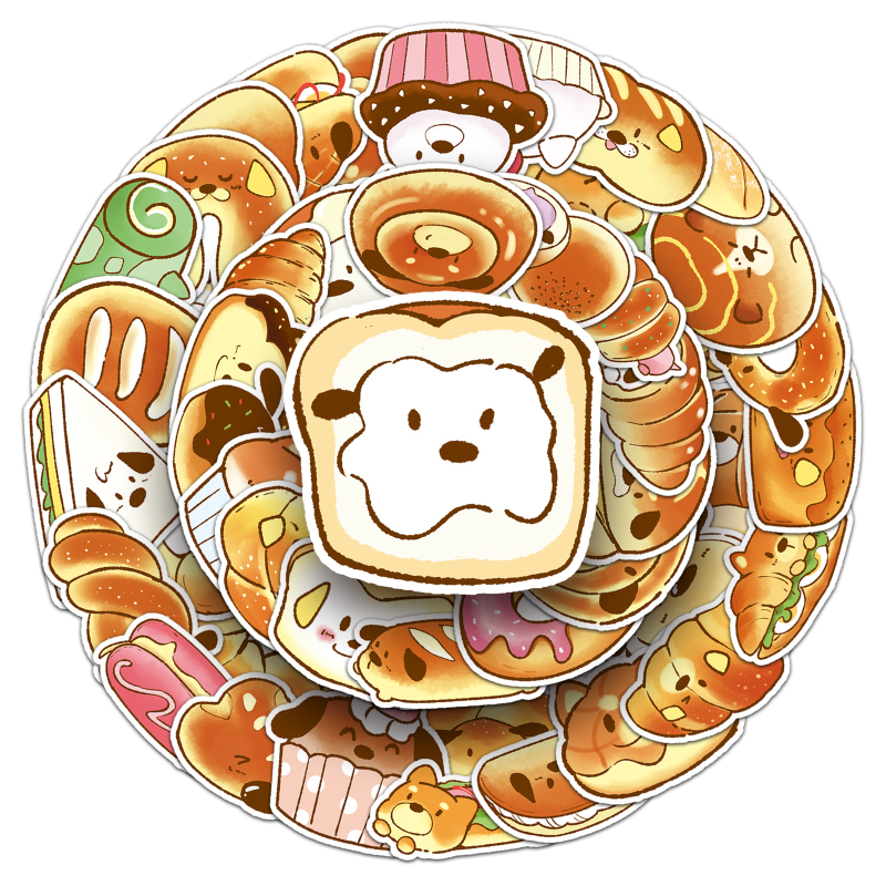 Youyi naljepnice: Original Bread Dog sladak karikaturni motiv, tisak, offset tisak, 30 g