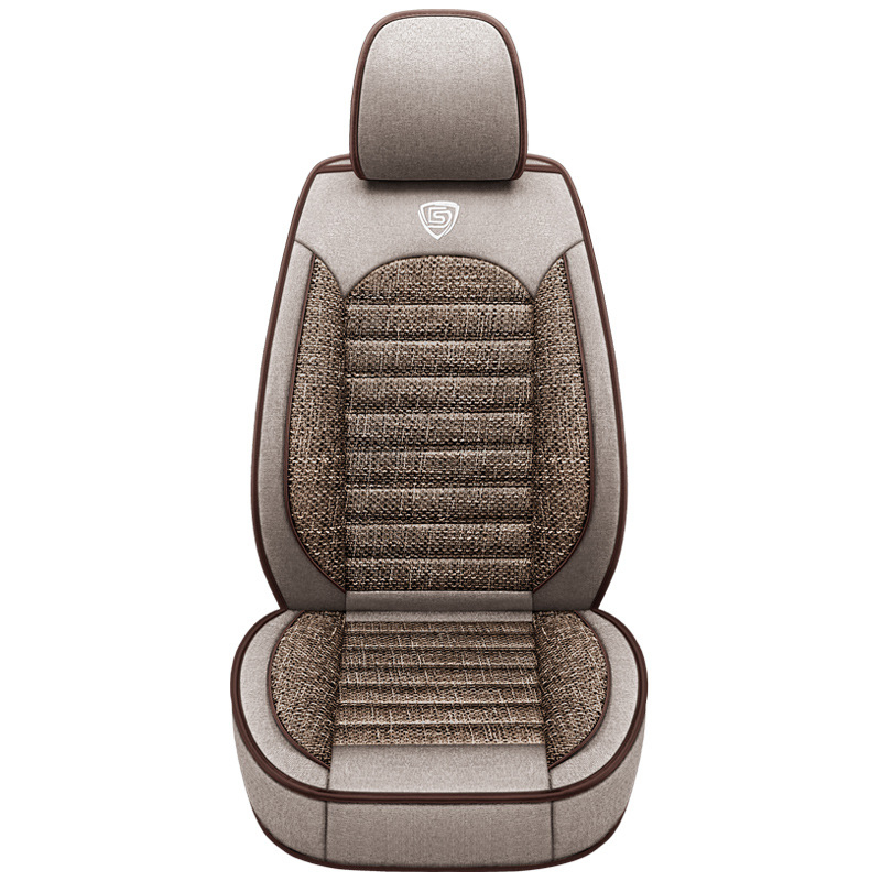 Len ülésvédők autóhoz, teljesen záródó, univerzális négyévszakos, varrás stílus, töltet: szivacs