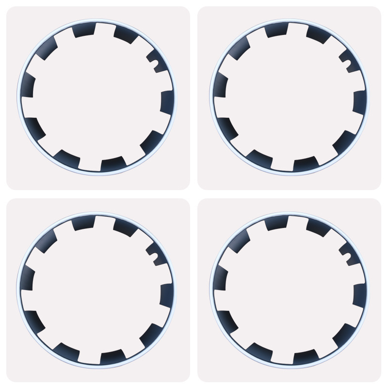 Inel de protecție pentru capacele de jantă Tesla Model Y, anti-zgâri, modificare a aspectului, plastic