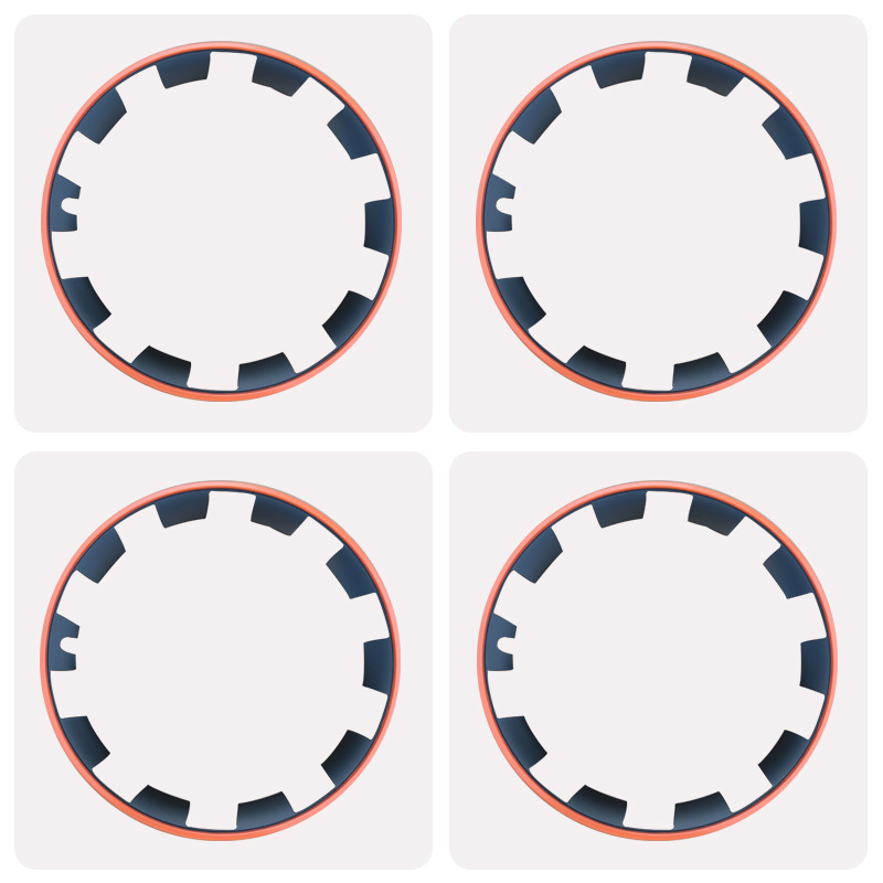 Inel de protecție pentru capacele de jantă Tesla Model Y, anti-zgâri, modificare a aspectului, plastic