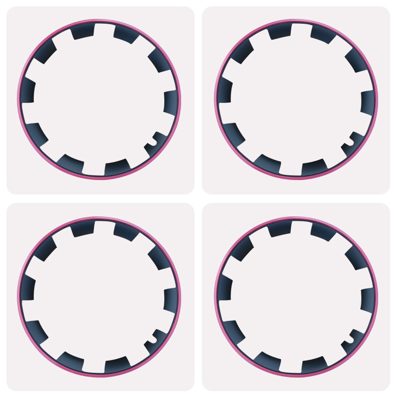 Inel de protecție pentru capacele de jantă Tesla Model Y, anti-zgâri, modificare a aspectului, plastic