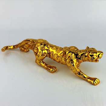 Διακοσμητικό αυτοκινήτου με λεοπάρδαλη διαμαντιών, ρητίνη, μοντέρνο στυλ, διακοσμητική λειτουργία