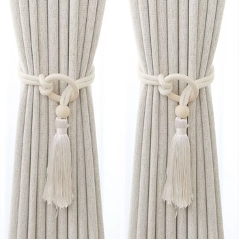 Cârlige pentru perdea, material textil, stil modern minimalist, reglabil, cu spațiu de depozitare