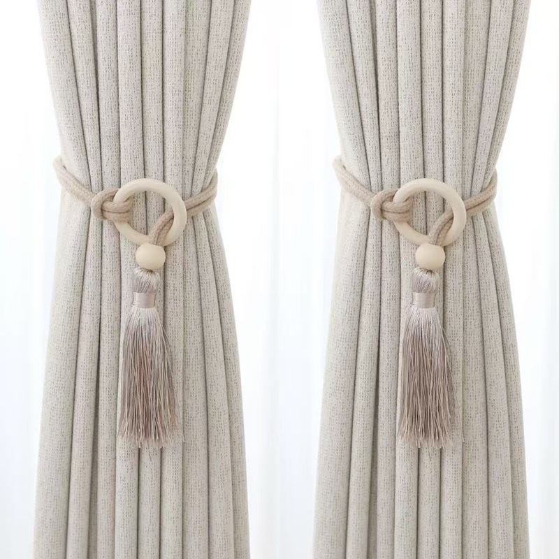 Cârlige pentru perdea, material textil, stil modern minimalist, reglabil, cu spațiu de depozitare