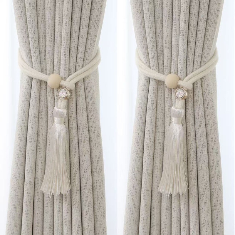 Cârlige pentru perdea, material textil, stil modern minimalist, reglabil, cu spațiu de depozitare