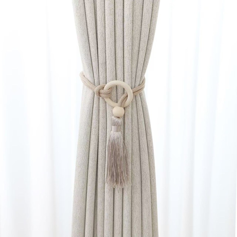 Cârlige pentru perdea, material textil, stil modern minimalist, reglabil, cu spațiu de depozitare