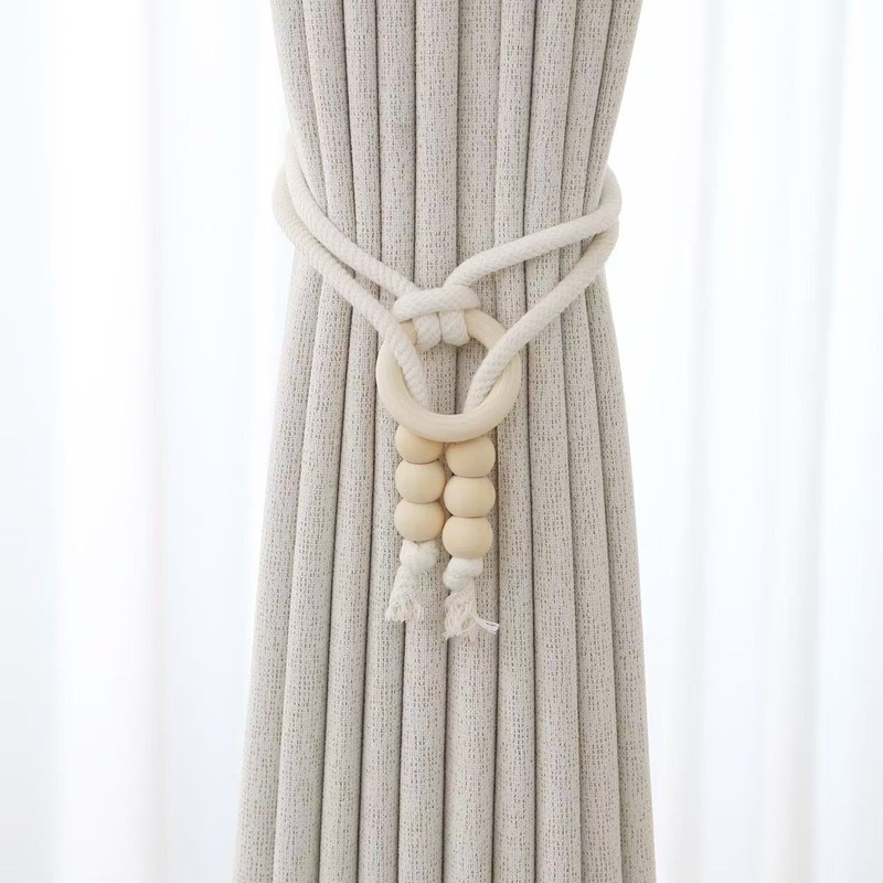 Cârlige pentru perdea, material textil, stil modern minimalist, reglabil, cu spațiu de depozitare