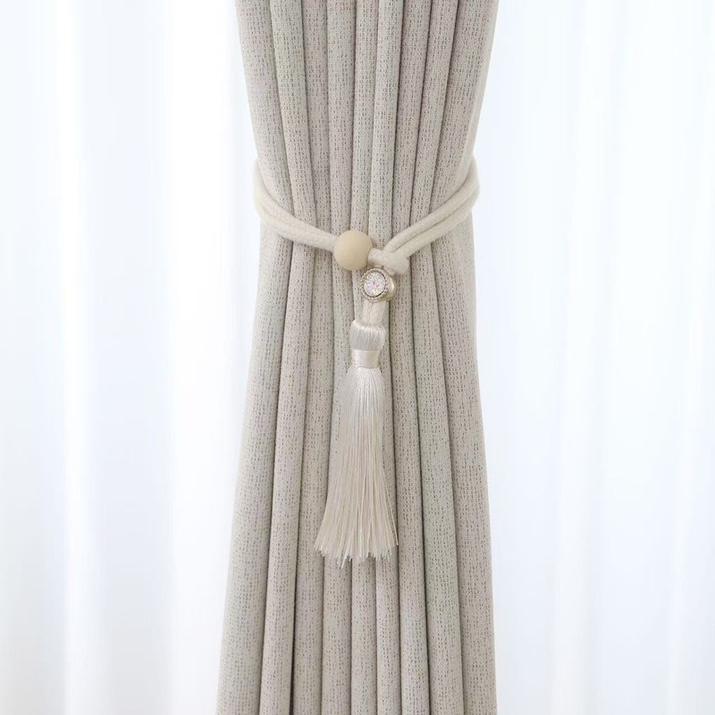 Cârlige pentru perdea, material textil, stil modern minimalist, reglabil, cu spațiu de depozitare