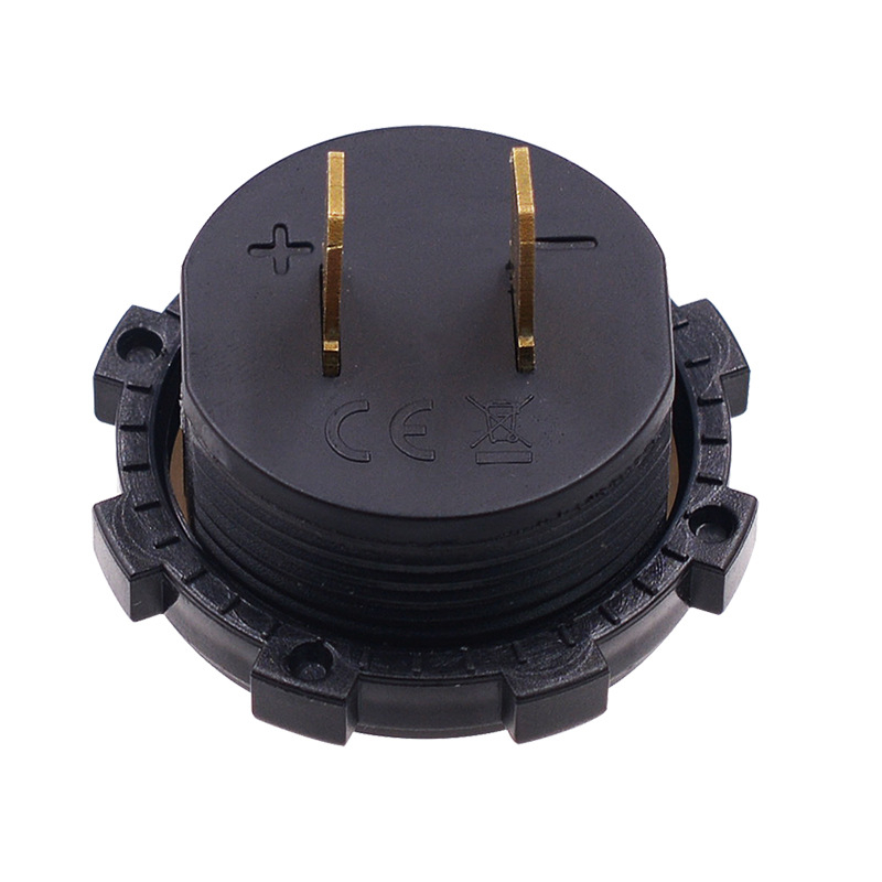 LED zaslon automobilski voltmetar, model ZH-668B, ABS, 12V, za automobile i motocikle