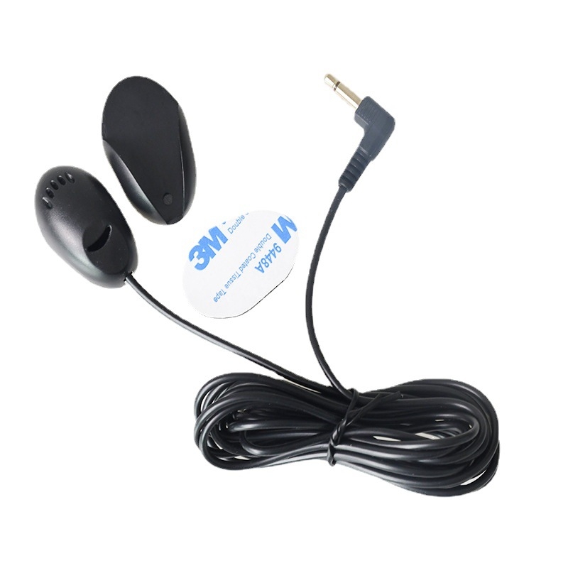 Auto Bluetooth mikrofon s ljepilnim držačem, kondenzatorski mikrofon, Bluetooth 2.1, raspon frekvencija 100 Hz–20 kHz, SNR ≥ 70 dB, kabel 3 m