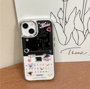 Θήκη iPhone με καθρέφτη μακιγιάρ – TPU ματ φινίρισμα, ανθεκτική στις πτώσεις, αντι-αποτυπώματα, δυνατότητα προσαρμογής