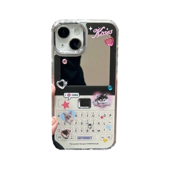 Θήκη iPhone με καθρέφτη μακιγιάρ – TPU ματ φινίρισμα, ανθεκτική στις πτώσεις, αντι-αποτυπώματα, δυνατότητα προσαρμογής