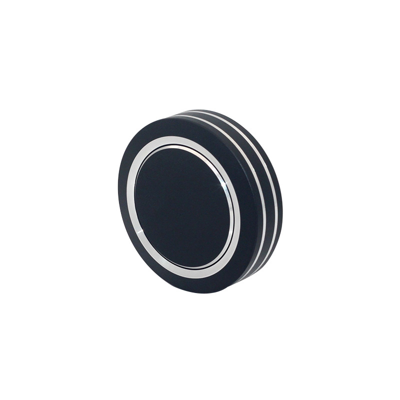 Автомобилен ароматизатор-държач от алуминиева сплав, кръгла UFO форма, прост стил, регулируема кутия за аромати, възможност за персонализиране